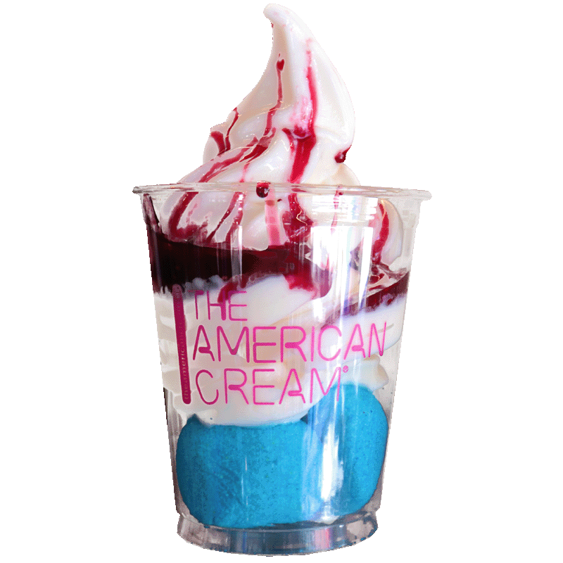 Helado soft American Cream heladeria
